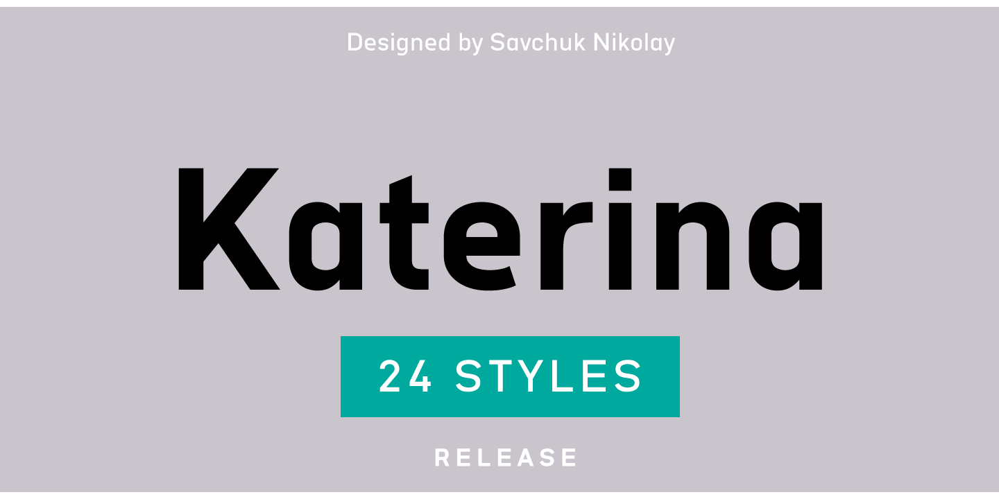 Katerina Alt Thin Font preview